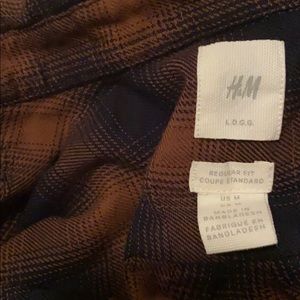 H&M Plaid Button Up